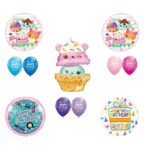 Num Noms Party Supplies and Birthday Balloon Bouquet Decorations