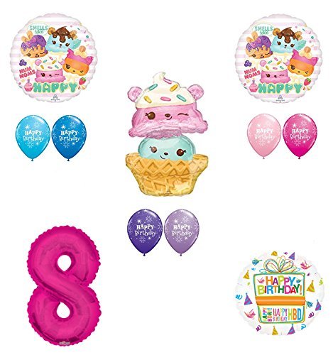 Num Noms 8th Birthday Party Supplies and Balloon Decorations