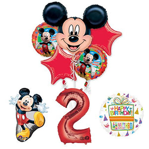 The Ultimate Mickey Mouse 2nd Birthday Party Supplies and Balloon Decorations
