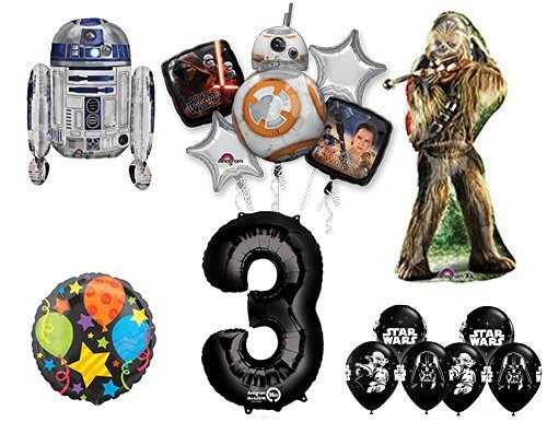 The Ultimate Star Wars 3rd Birthday Party Supplies and Balloon decorations