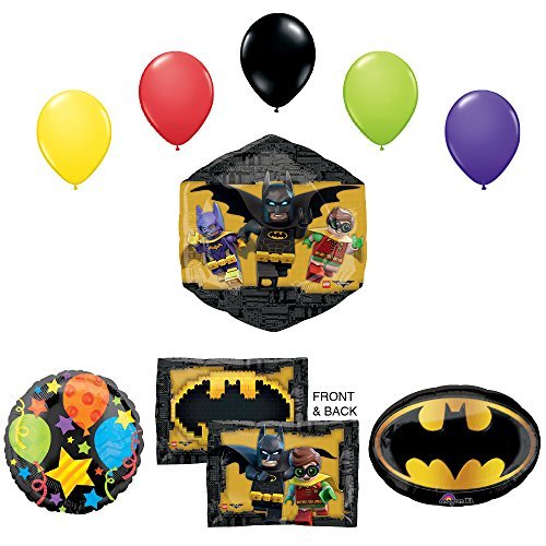 The Lego Batman Movie Birthday Party Supplies and Balloon Decorations