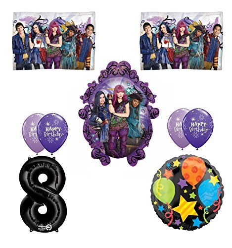 Disney The Descendants 2 Happy 8th Birthday Party supplies Balloon Decoration Kit