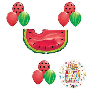 Watermelon Picnic First Birthday Party Supplies and Balloons Decoration