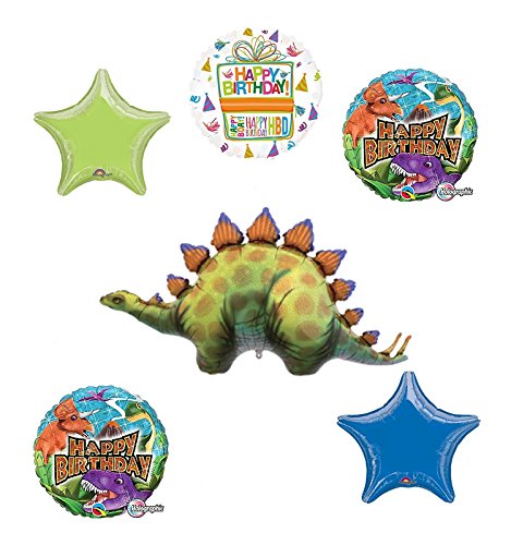 Dinosaur Birthday Party Supplies Stegosaurus Balloon Bouquet Decorations