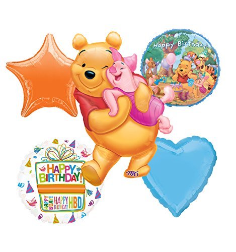 Winnie The Pooh, Tigger and Friends Birthday Party Balloon Bouquet Decorations
