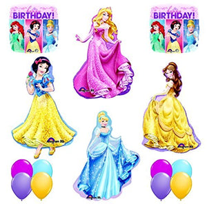 The ULTIMATE 14pc Disney Princess BIRTHDAY PARTY Balloons Decorations Supplies