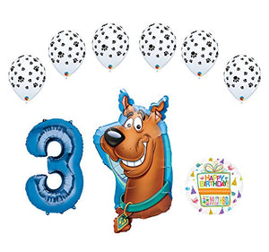Mayflower Products Scooby Doo 3rd Birthday Party Supplies Balloon Bouquet Decorations