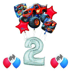 Blaze and the Monster Machines 2nd Birthday Balloon Decoration Kit by Anagram