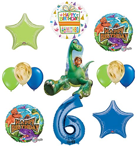 Arlo and Spot The Good Dinosaur 6th Birthday Party Supplies and Balloon Decorations