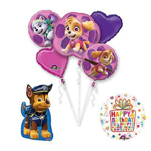 PAW PATROL SKYE & EVEREST Party Balloons Decoration Supplies 35 Inch Chase Foil
