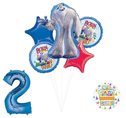 Smallfoot 2nd Birthday Balloon Bouquet Decorations and Party Supplies