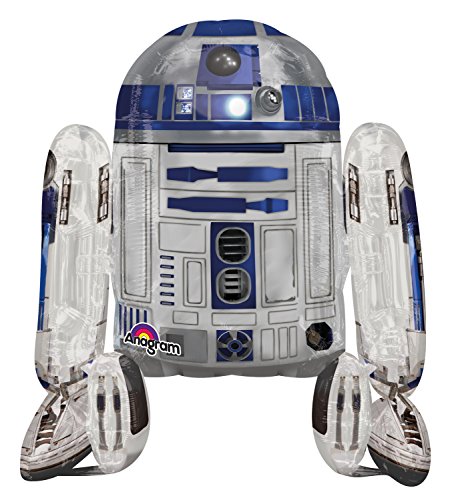 Anagram International Star Wars R2D2 Air Walker, Multi-Color