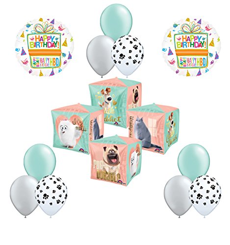 12pc The Secret Life of Pets Birthday Party Balloon Decorations
