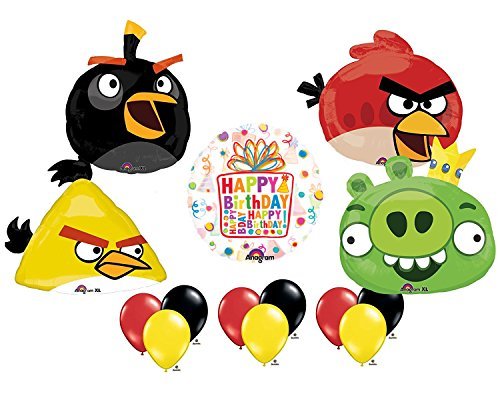 The Ultimate Angry Birds Birthday Party Supplies and Balloon Decorations
