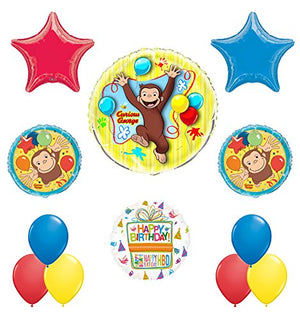 Curious George Birthday Party Supplies Balloon Bouquet Decorations