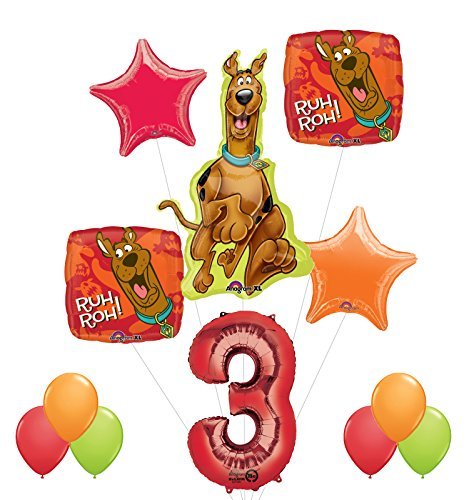 Scooby Doo 3rd Birthday Party Supplies and Balloon Decorations