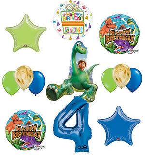 Arlo and Spot The Good Dinosaur 4th Birthday Party Supplies and Balloon Decorations