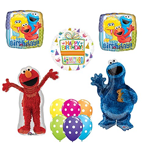 Sesame Street Elmo and Cookie Monster Party Supplies