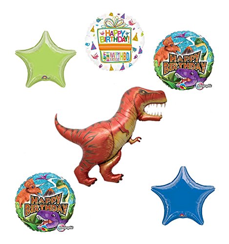 Dinosaur Birthday Party Supplies T-Rex Balloon Bouquet Decorations