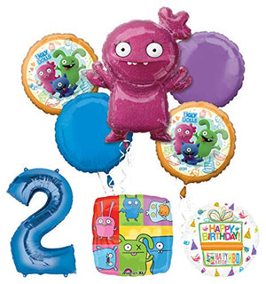Mayflower Products Ugly Dolls Party Supplies 2nd Birthday Balloon Bouquet Decorations