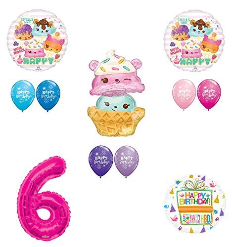Num Noms 6th Birthday Party Supplies and Balloon Decorations