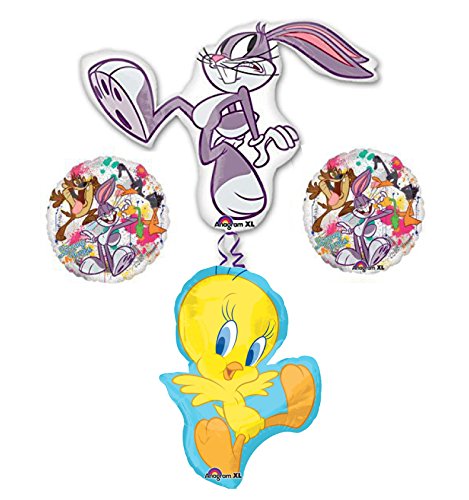 Bugs Bunny and Tweety Bird Looney Tunes Balloon Bouquet Decorations