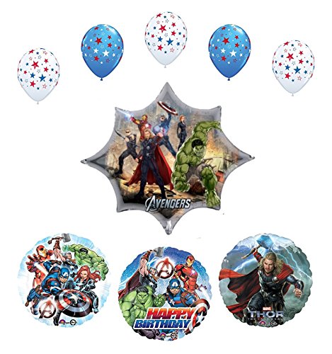 Avengers Party Supplies Birthday Balloon Bouquet Decorations
