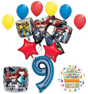 The Ultimate Transformers 9th Birthday Party Supplies and Balloon Decorations