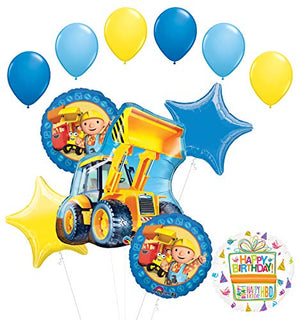 Mayflower Products Bob The Builder Construction Party Supplies Birthday Balloon Bouquet Decorations