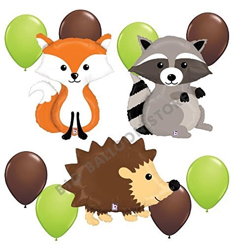 Woodland Critters 11pc Balloon Party Kit