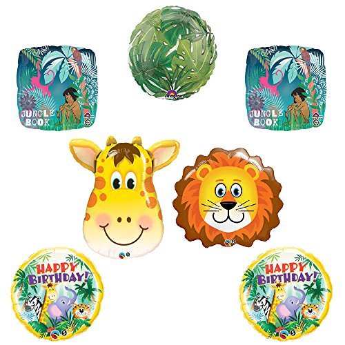 The Jungle Book Giraffe Lion Birthday balloon decoration supplies