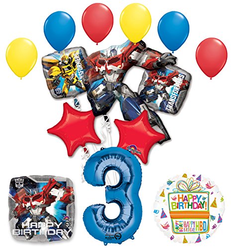 The Ultimate Transformers 3rd Birthday Party Supplies and Balloon Decorations