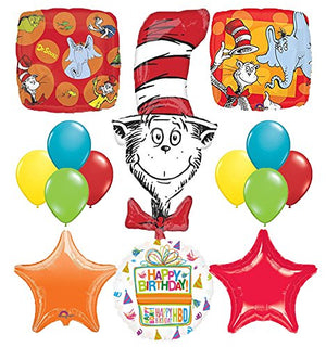 Dr Seuss Cat In The Hat Birthday Party Supplies
