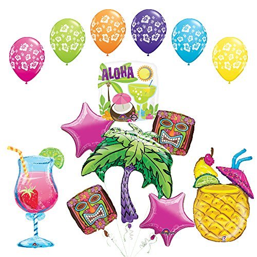 The Ultimate Luau Cocktail Party Supplies and Balloon Decorations