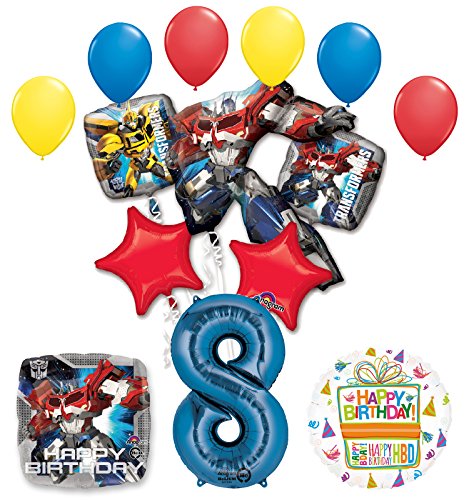 The Ultimate Transformers 8th Birthday Party Supplies and Balloon Decorations